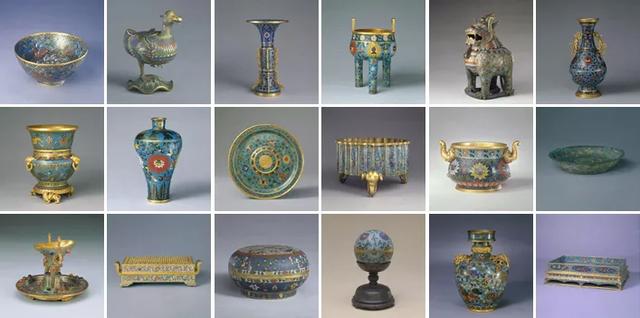 故宫馆藏：精品景泰蓝24件